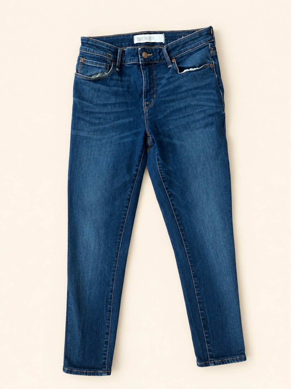 Marc by Marc Jacobs Dark Blue Cropped Skinny Jeans